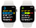 APPLE Watch S8 GPS 45 mm Boîtier Aluminium Argent, Bracelet Sport Blanc Regular (MP6N3NF/A)