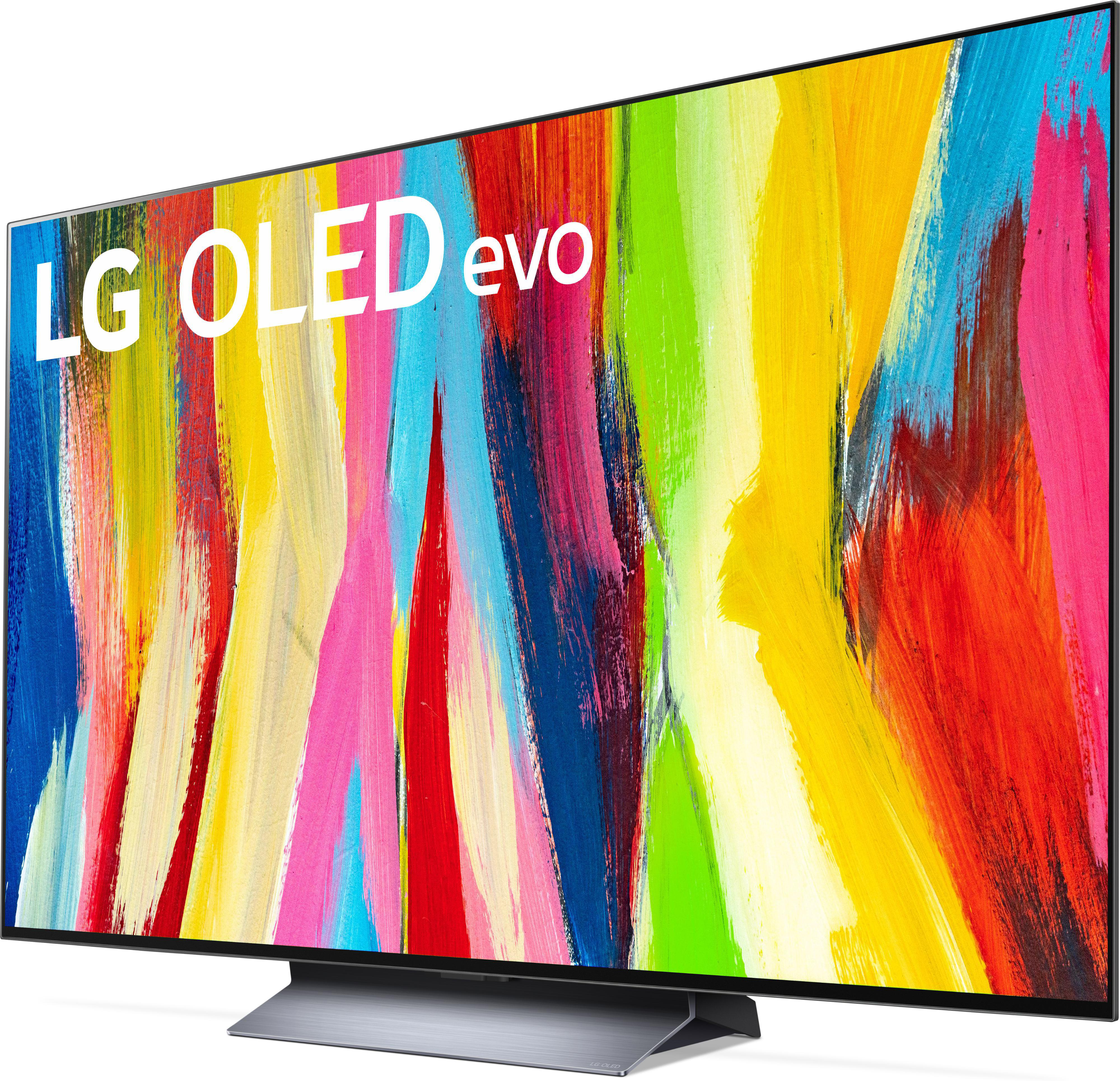 LG OLED 55 C 24 LA.AEU OLED evo TV (Flat, 55 Zoll / 139 cm, UHD 4K, SMART TV, webOS 22 )