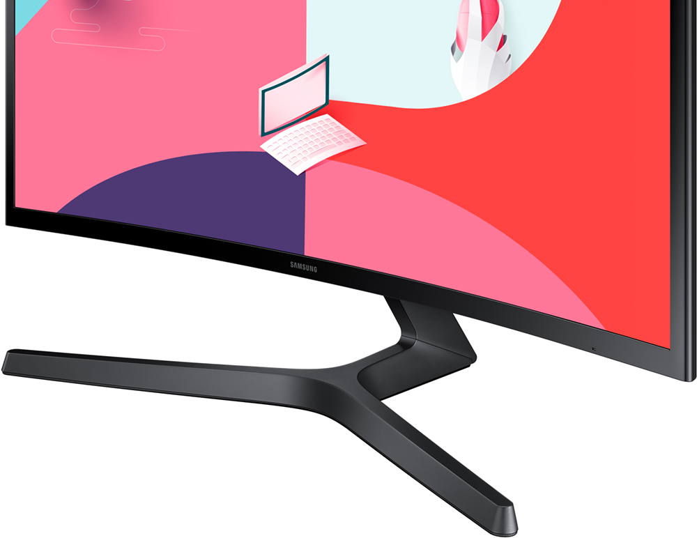 SAMSUNG Moniteur Essential 24" Full-HD Curved (LS24C366EAUXEN)