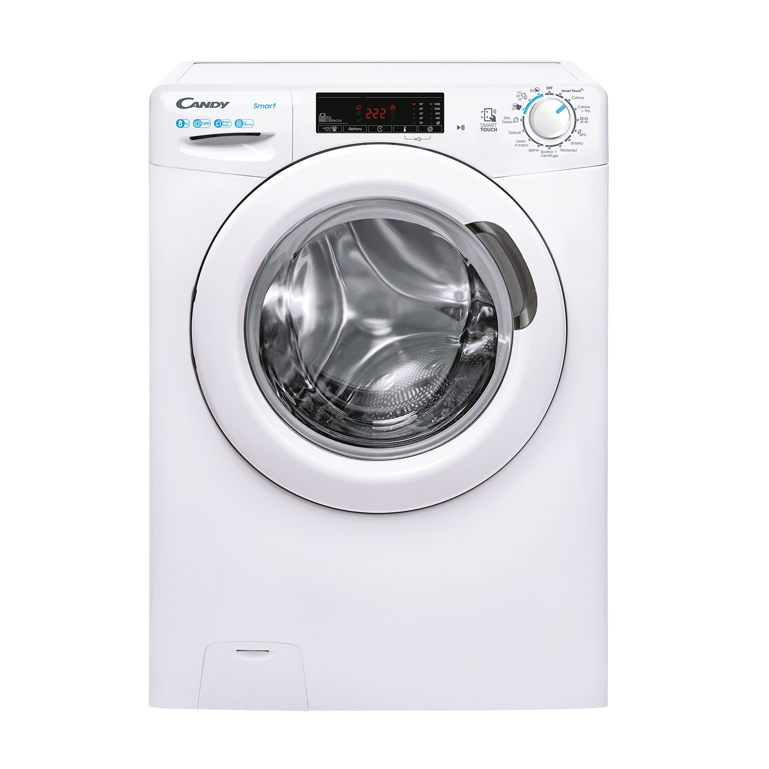 Candy Css128Tw4-11 Lavatrice, Caricamento frontale, 8 kg, 52 cm, Classe B