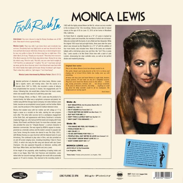Monica - Lewis Fools Vinyl) - (Ltd.180g Rush (Vinyl) In