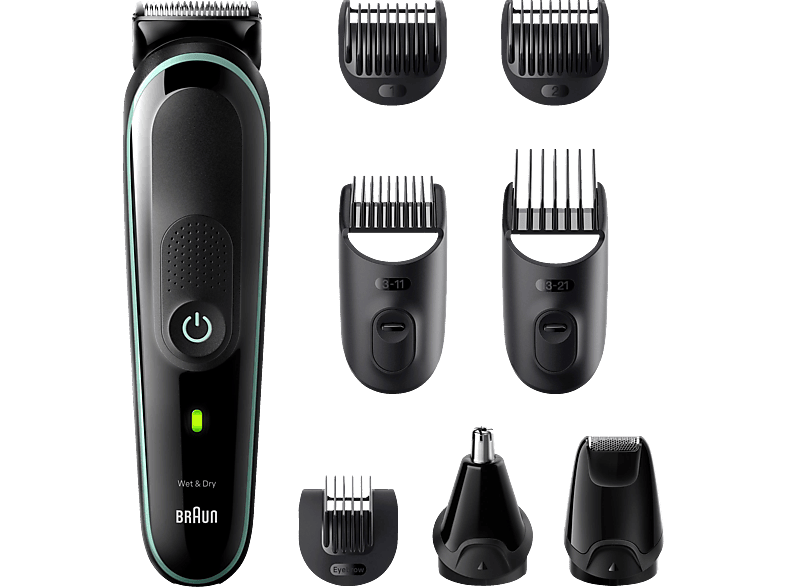 Multigroomer, MGK BRAUN Green 3441 / Black Vibrant