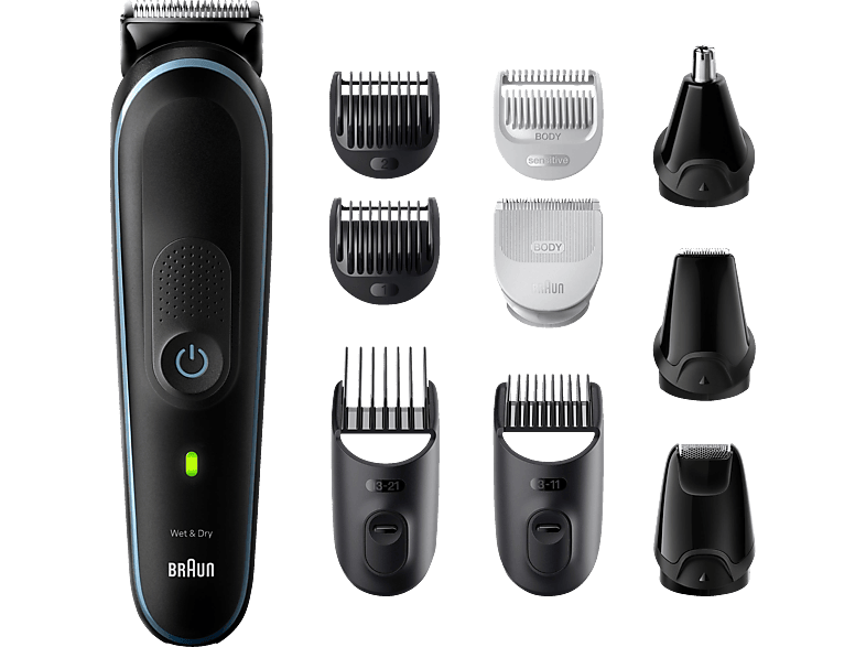 BRAUN MGK 5445 Multigroomer, Black / Nordic Blue Multigroomer kaufen ...