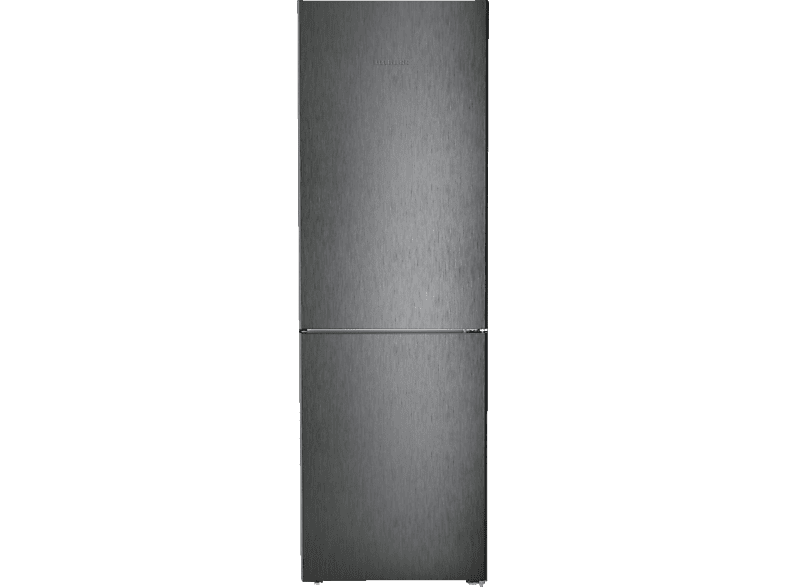 LIEBHERR CNbdc BlackSteel/Schwarz) (C, 161 hoch, 1855 5223 Kühlgefrierkombination kWh, mm Plus