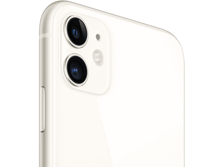 APPLE iPhone 11, Blanco, 128 GB, 6.1", iOS + Adaptador de corriente, USB-C de 20 W