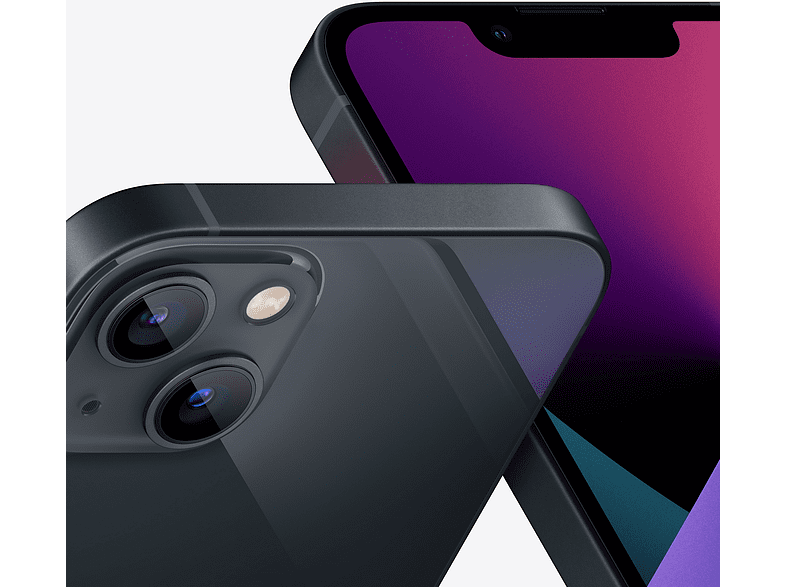APPLE iPhone 13, Medianoche, 128 GB, 5G, 6.1", iOS + Adaptador de corriente, USB-C de 20 W