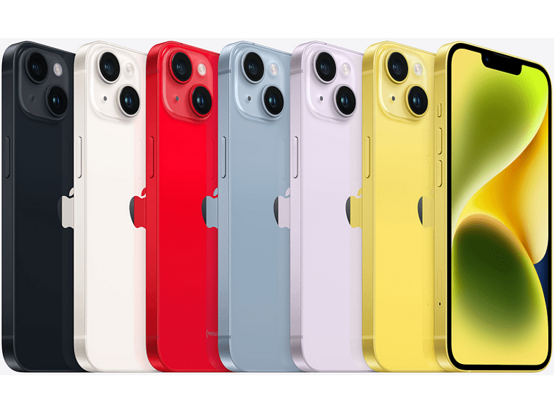 APPLE iPhone 14 Plus, Medianoche, 128GB, 5G, 6.7 ", iOS + Adaptador de corriente, USB-C de 20 W