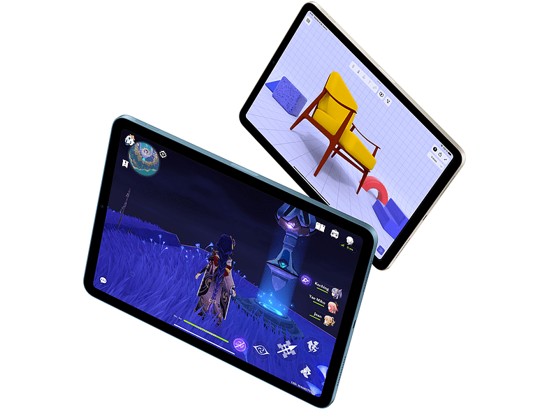 APPLE iPad Air (2022), 64 GB, Gris Espacial, WiFi, 10.9", Chip M1 + Apple Pencil (2.ª generación)