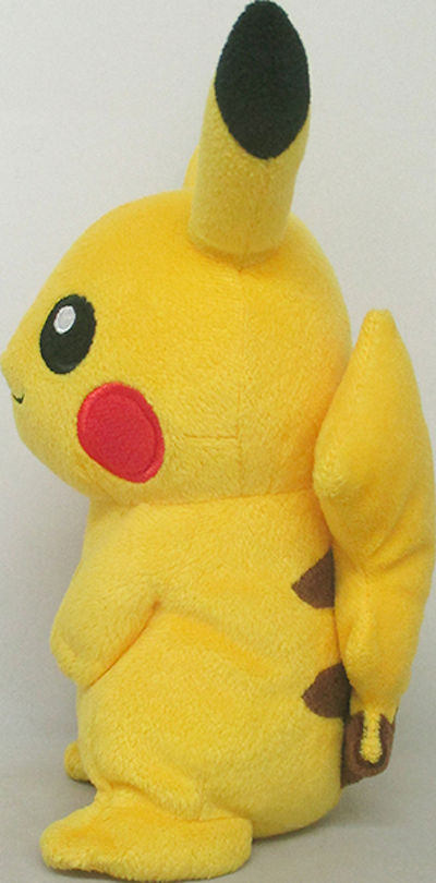 SANEI Pokémon - All Star Collection: Pikachu - Plüschfigur (Gelb/Schwarz/Rot)