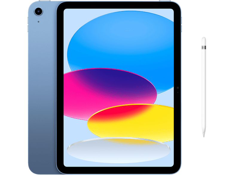 APPLE iPad (2022 10ª gen), 64 GB, Azul, WiFi, 10.9", iPadOS 16 + Apple Pencil (1.ª generación)