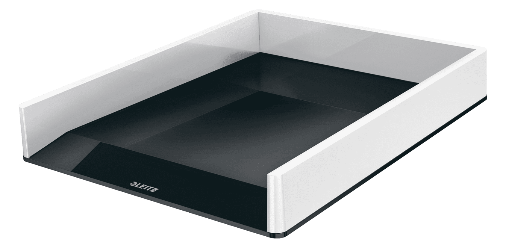 LEITZ WOW kettős színhatású irattálca, fehér-fekete (53611095)