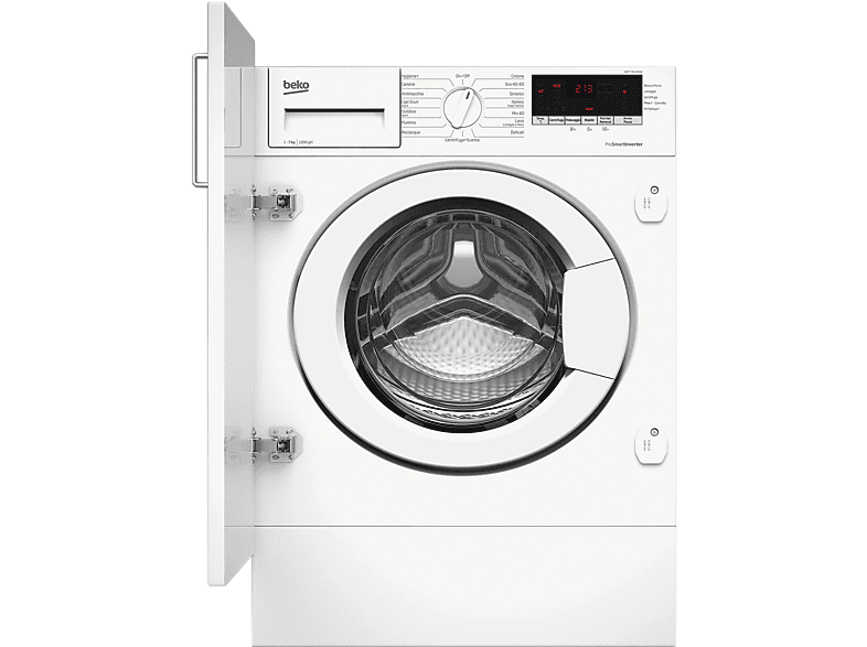 Beko Witc7612B0W Lavatrice Incasso, Caricamento frontale, 7 kg, 56 cm, Classe C