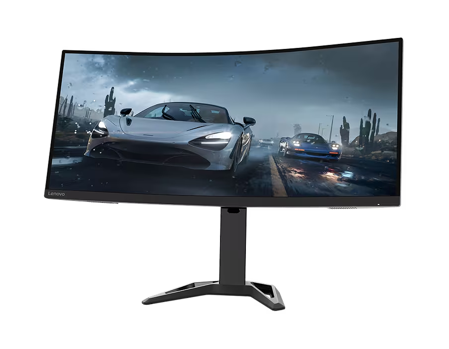 Monitor gaming - Lenovo G34w-30 , 34" QHD, 5 ms, 165 Hz, HDMI 2.0, DP 1.4, Raven Black