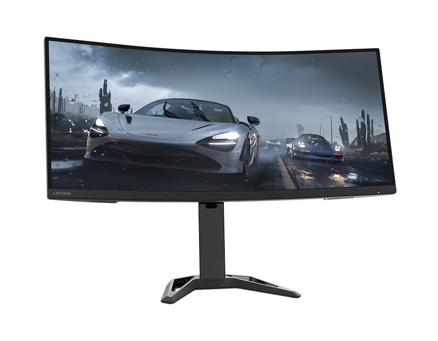 Monitor gaming - Lenovo G34w-30 , 34" QHD, 5 ms, 165 Hz, HDMI 2.0, DP 1.4, Raven Black