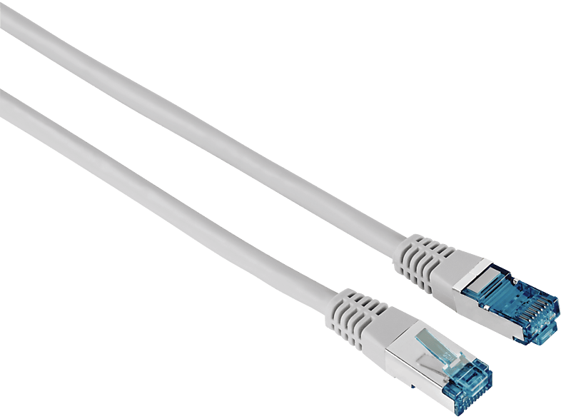 HAMA 00200926 - Netzwerkkabel, 15 m, Cat-6, 1 Gbit/s, Grau