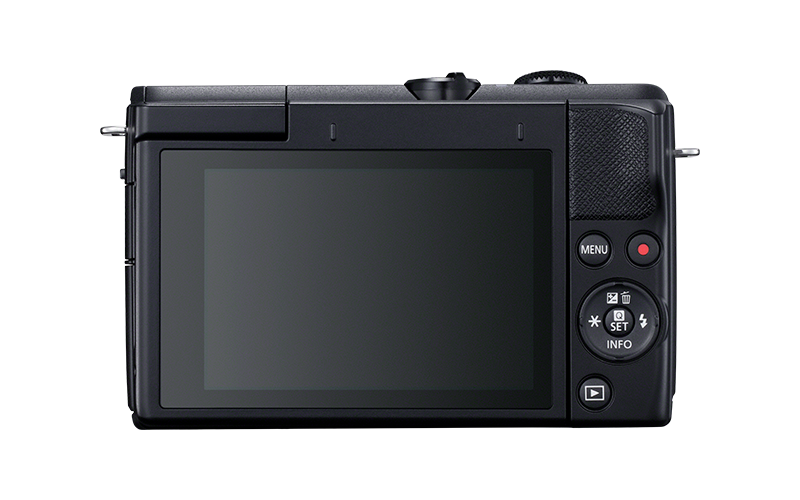 CANON EOS M200 WH M15-45 IS Fotoğraf Makinesi Siyah