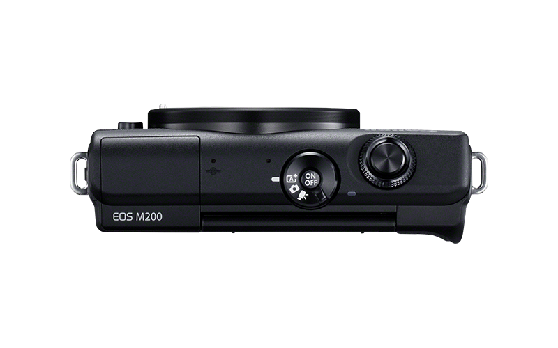 CANON EOS M200 WH M15-45 IS Fotoğraf Makinesi Siyah