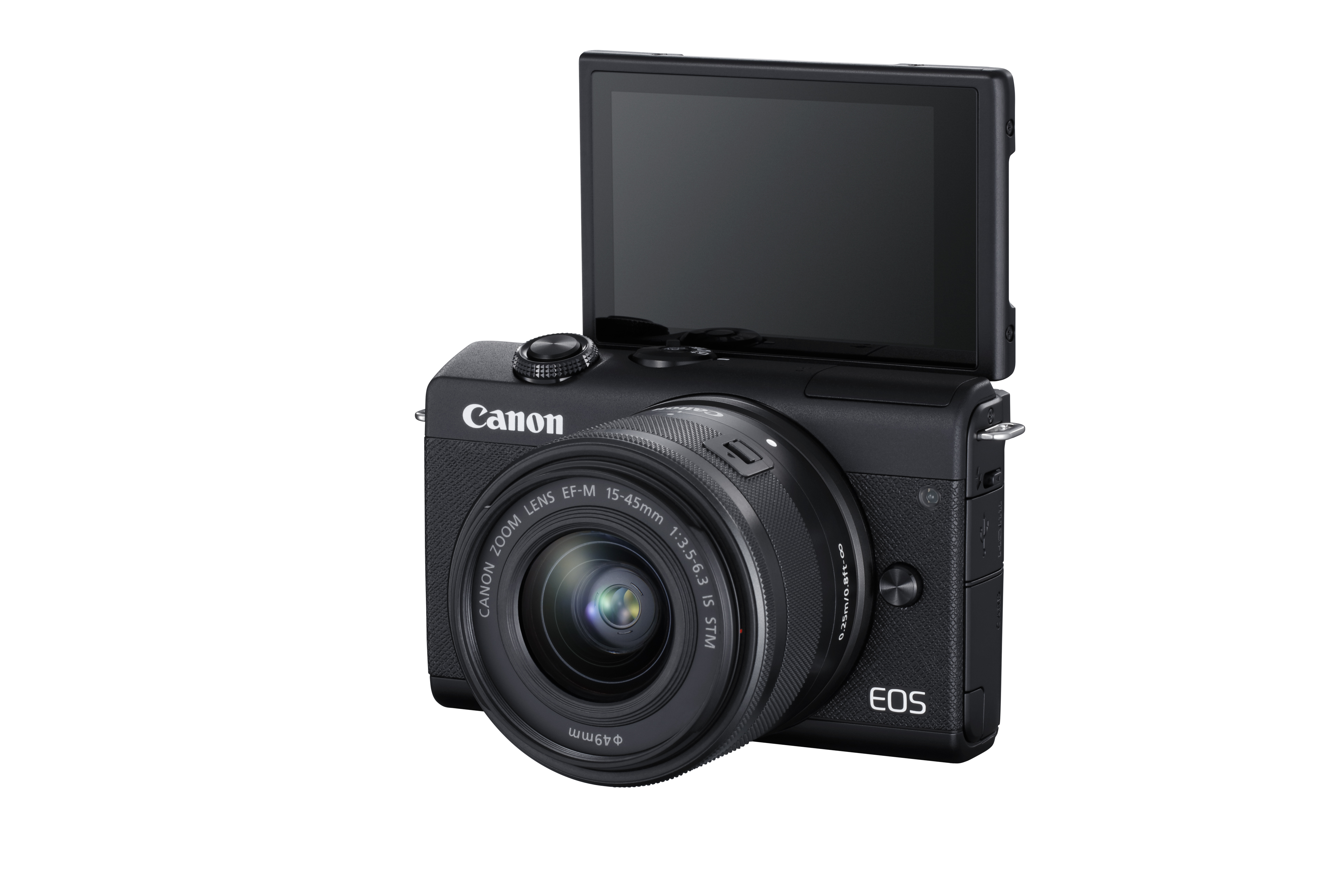 CANON EOS M200 WH M15-45 IS Fotoğraf Makinesi Siyah