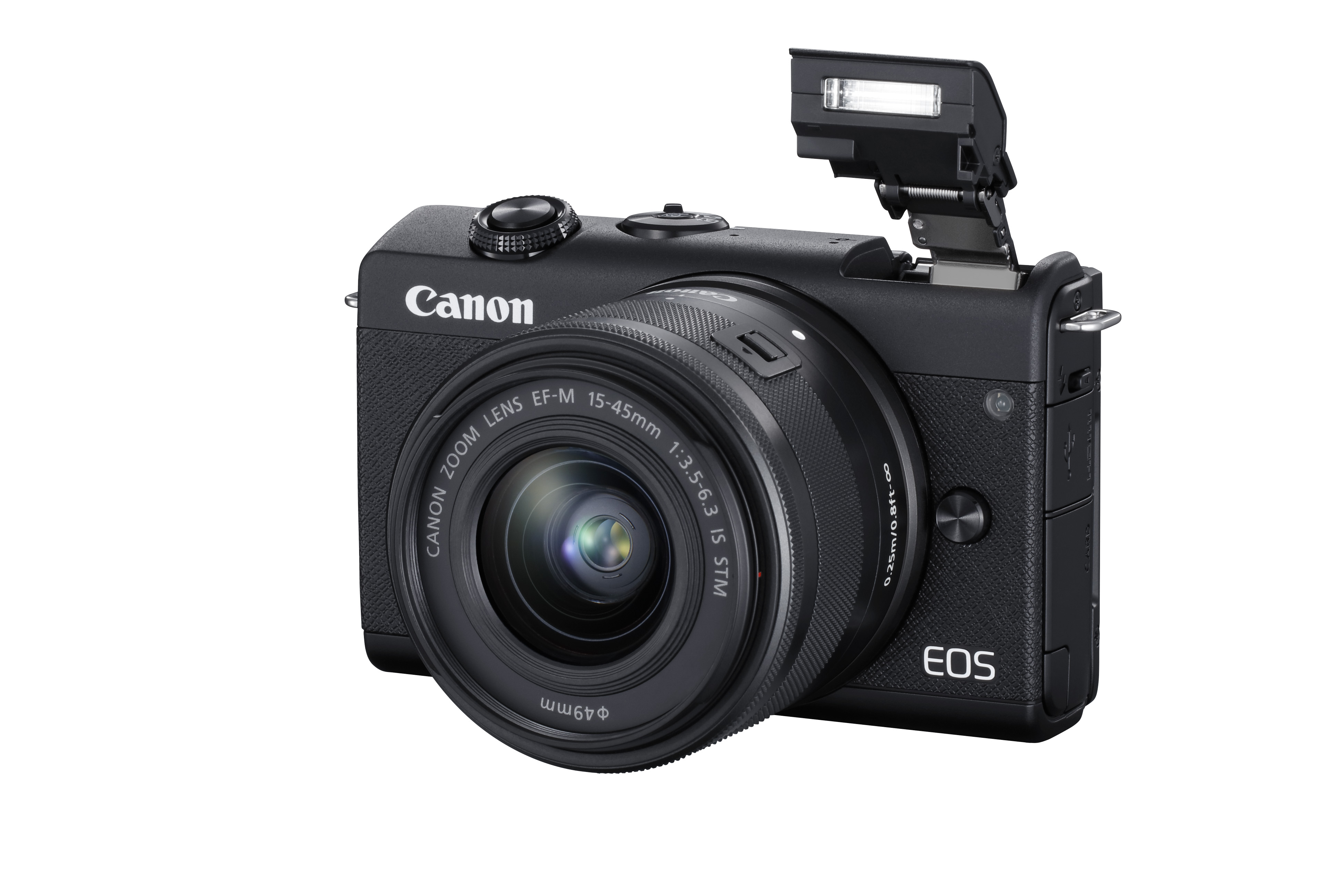 CANON EOS M200 WH M15-45 IS Fotoğraf Makinesi Siyah