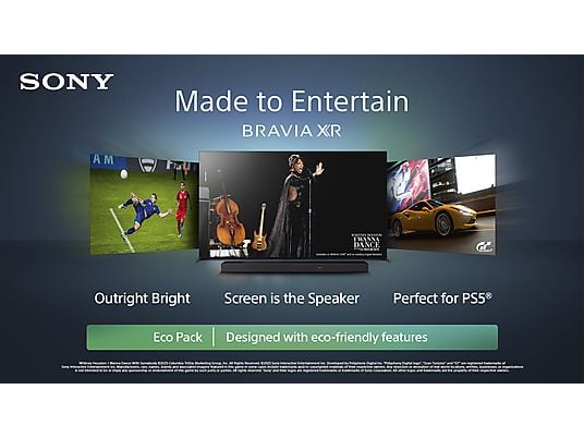 SONY BRAVIA XR-55A80L - TV (55 ", UHD 4K, OLED)