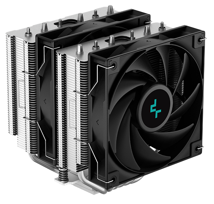 DEEPCOOL AG620 univerzális CPU hűtő, PWM, 4pin (R-AG620-BKNNMN-G-1)