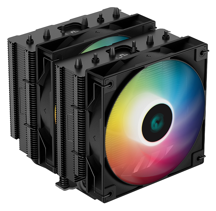 DEEPCOOL AG620 BK ARGB univerzális CPU hűtő, PWM, 4pin, RGB (R-AG620-BKANMN-G-2)