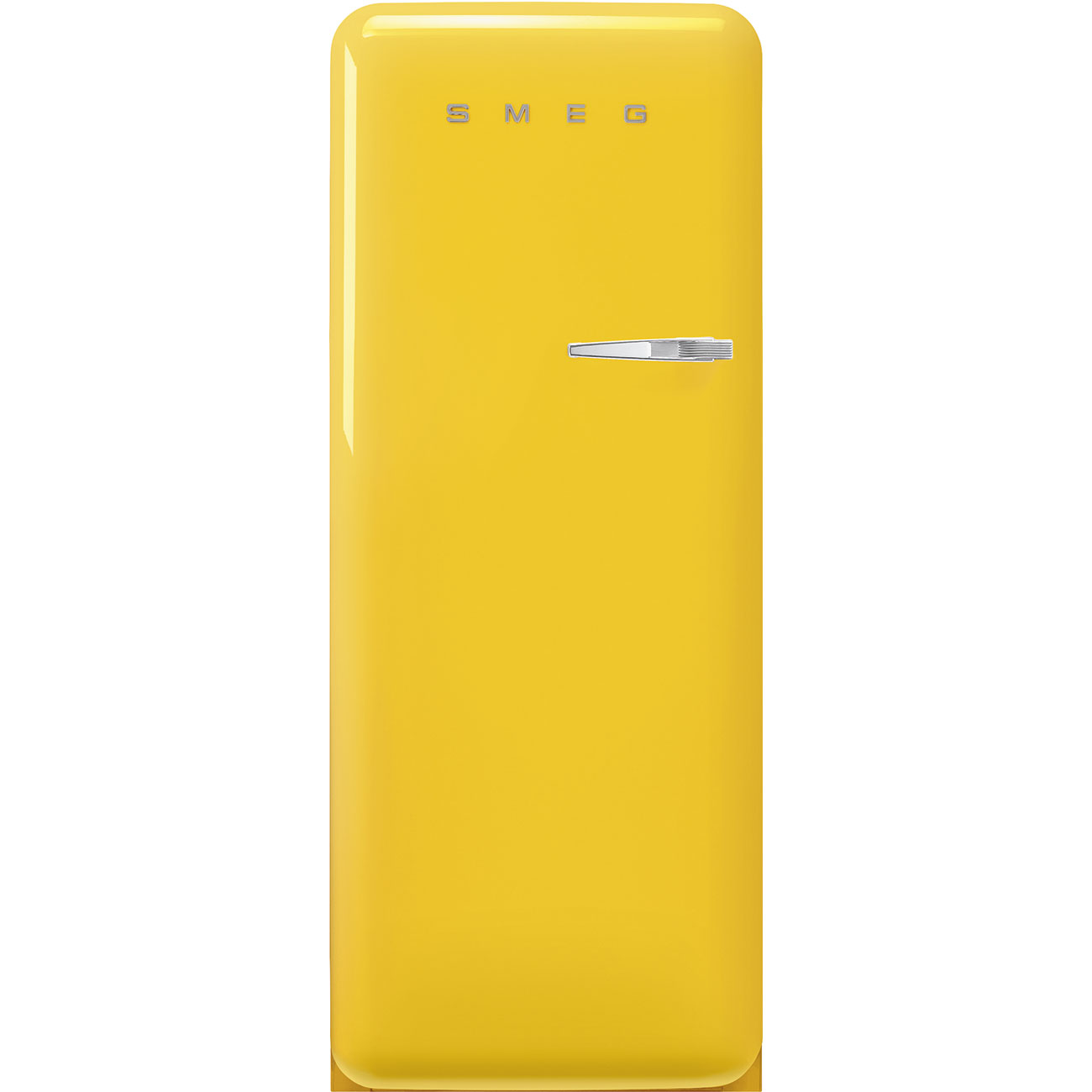 SMEG FAB28LYW5 Kühlschrank mit Gefrierfach, Türanschlag Links (D, 1530 mm hoch, Sonnengelb, 270 l)