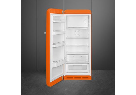 (D, mit 1530 mm online SMEG | Kühlschrank MediaMarkt Türanschlag kaufen hoch, Orange) Gefrierfach, FAB28LOR5 Links