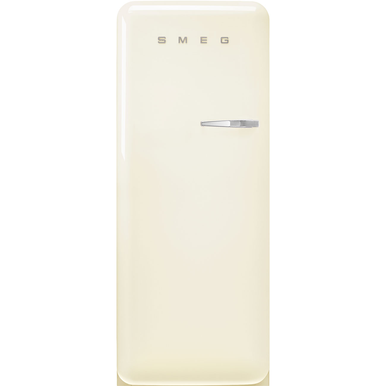 SMEG FAB28LCR5 Kühlschrank mit Gefrierfach, Türanschlag Links (D, 1530 mm hoch, Creme, 270 l)