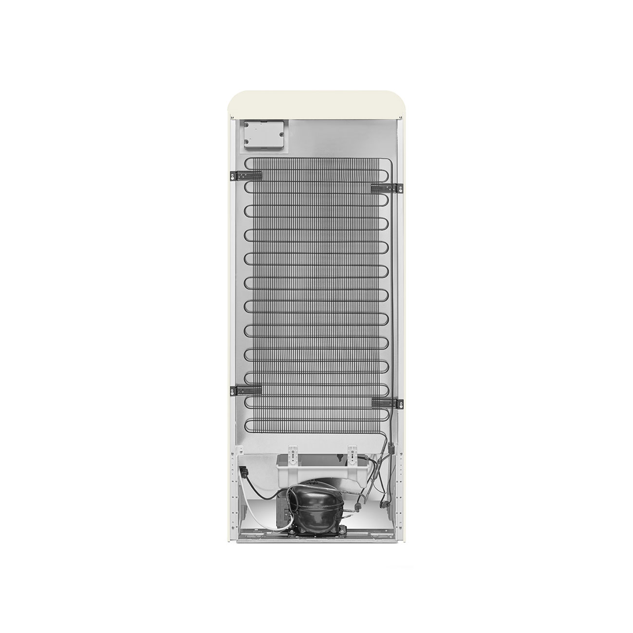 SMEG FAB28LCR5 Kühlschrank mit Gefrierfach, Türanschlag Links (D, 1530 mm hoch, Creme, 270 l)