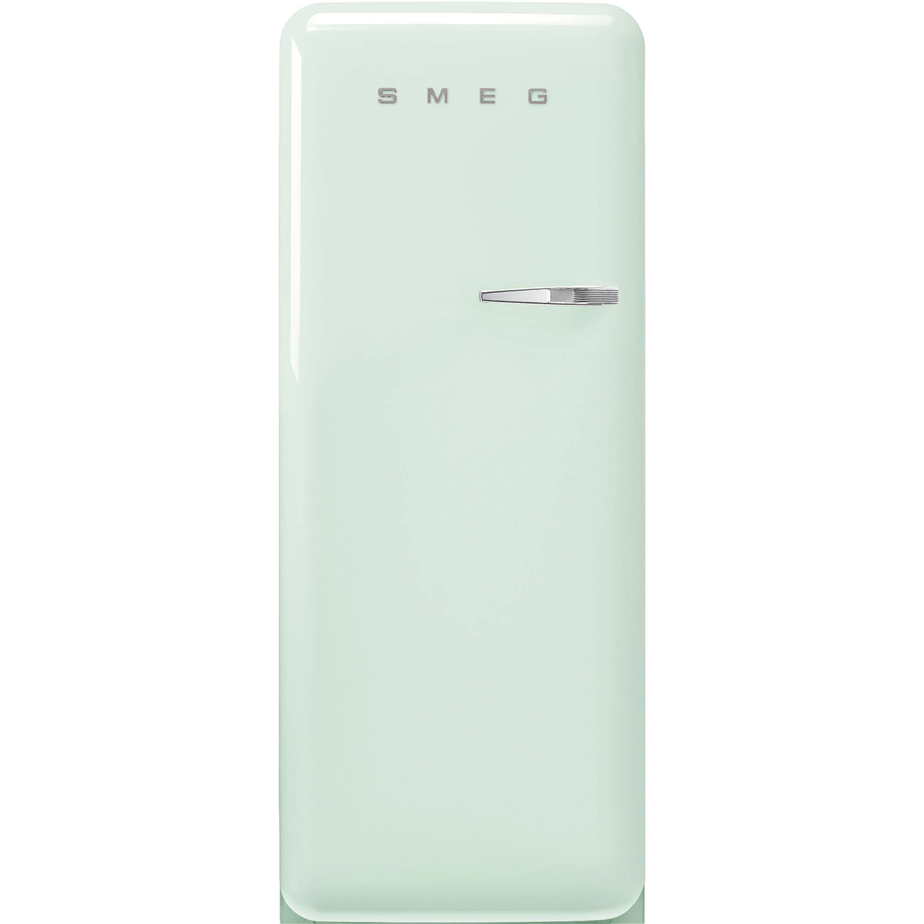 SMEG FAB28LPG5 Kühlschrank mit Gefrierfach, Türanschlag Links (D, 1530 mm hoch, Pastellgrün, 270 l)