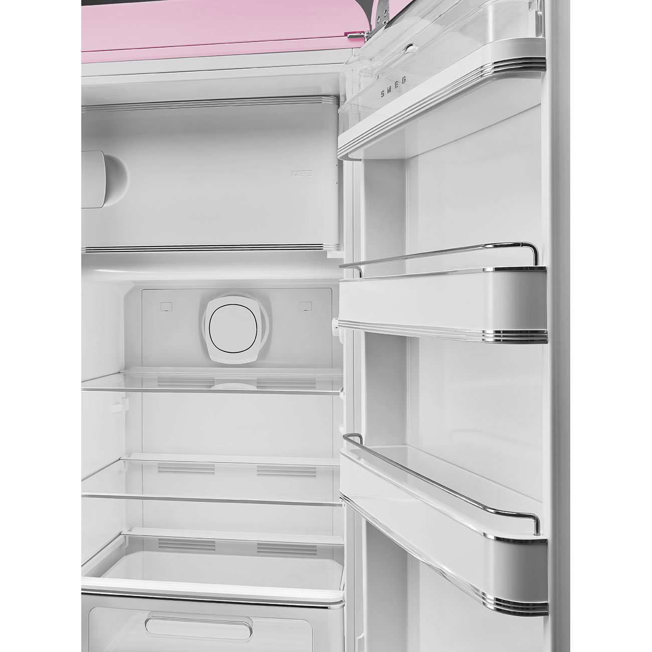 SMEG FAB28RPK5 Kühlschrank mit Gefrierfach,Türanschlag Rechts (D, 1530 mm hoch, Cadillac Pink, 270 l)