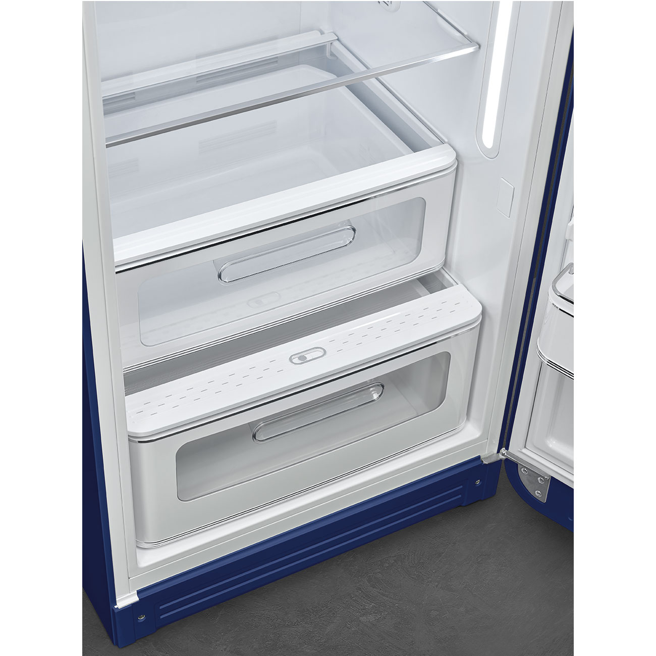 SMEG FAB28RDUJ5 Kühlschrank mit Gefrierfach,Türanschlag Rechts (D, 1530 mm hoch, Union Jack, 270 l)