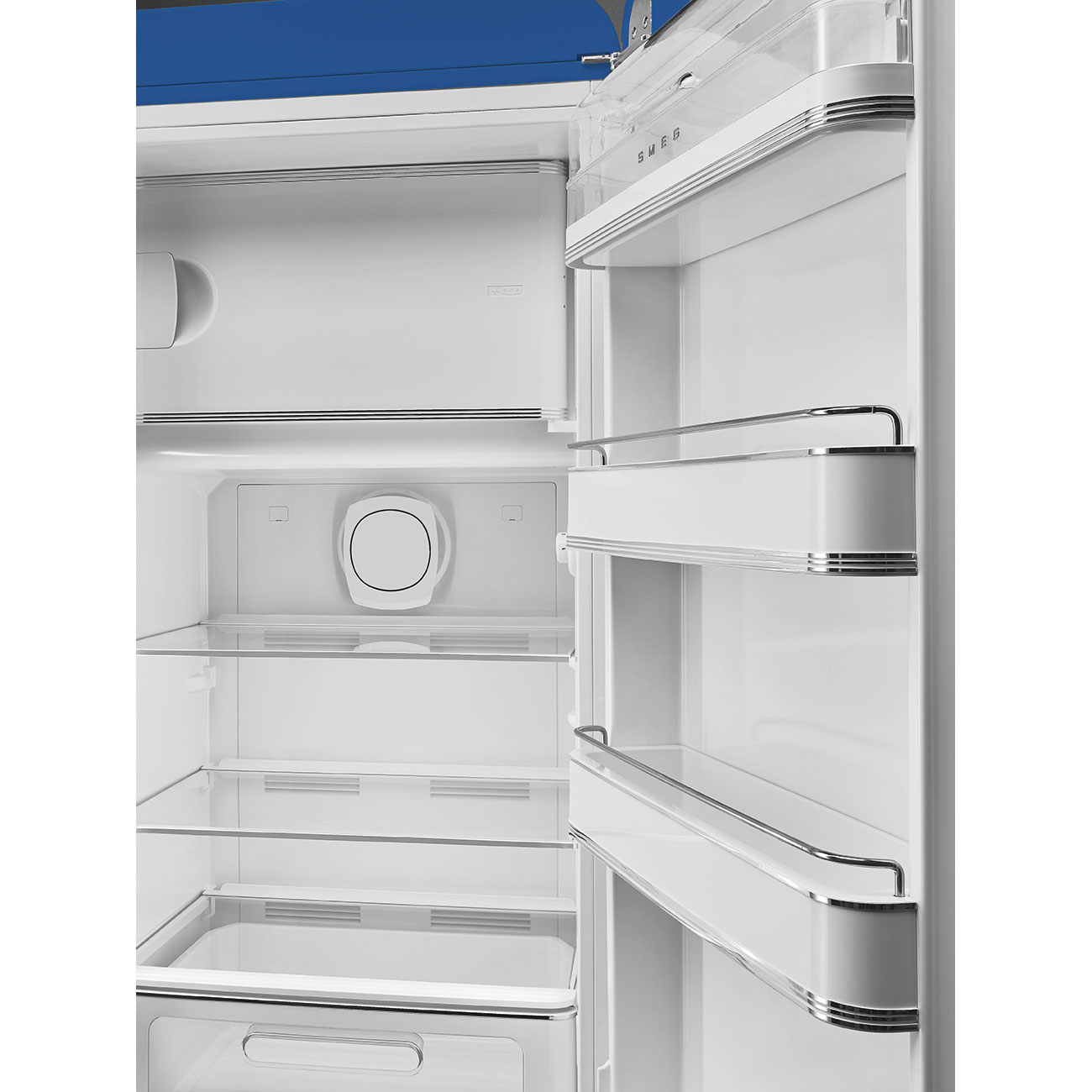 SMEG FAB28RBE5 Kühlschrank mit Gefrierfach,Türanschlag Rechts (D, 1530 mm hoch, Blau, 270 l)