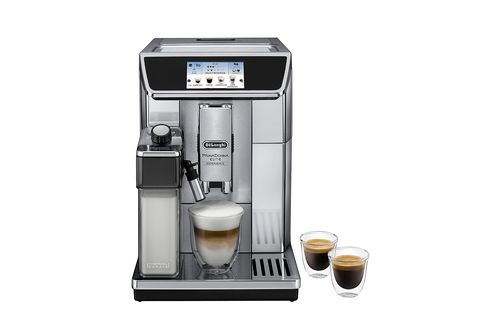 Cafetera superautomática  Cecotec Cremmaet Latte, 19 bar, 1470 W,  Thermoblock, Plug&Play, 5 niveles, Autolimpieza, Tanque de leche, Negro