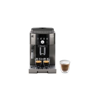 Cafetera superautomática - De'Longhi Magnifica S Smart ECAM250.33.TB, Molinillo integrado, Sistema Thermoblock, Vaporizador, 1450 W, 15 bar, Titanio
