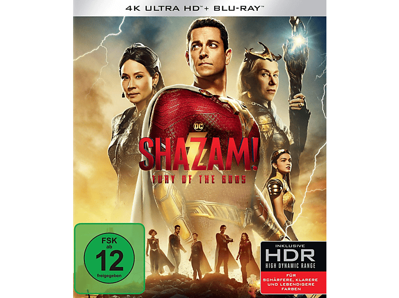 Shazam! Fury of the Gods 4K Ultra HD Blu-ray + Blu-ray (FSK: 12)