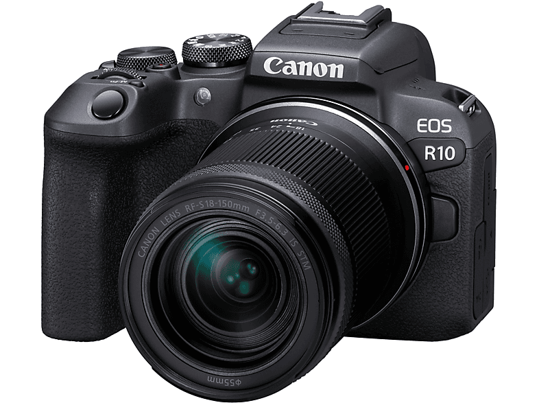 CANON EOS R10 + RF-S 18-150mm f/3.5-6.3 IS STM Kit Fotoğraf Makinesi Siyah_1