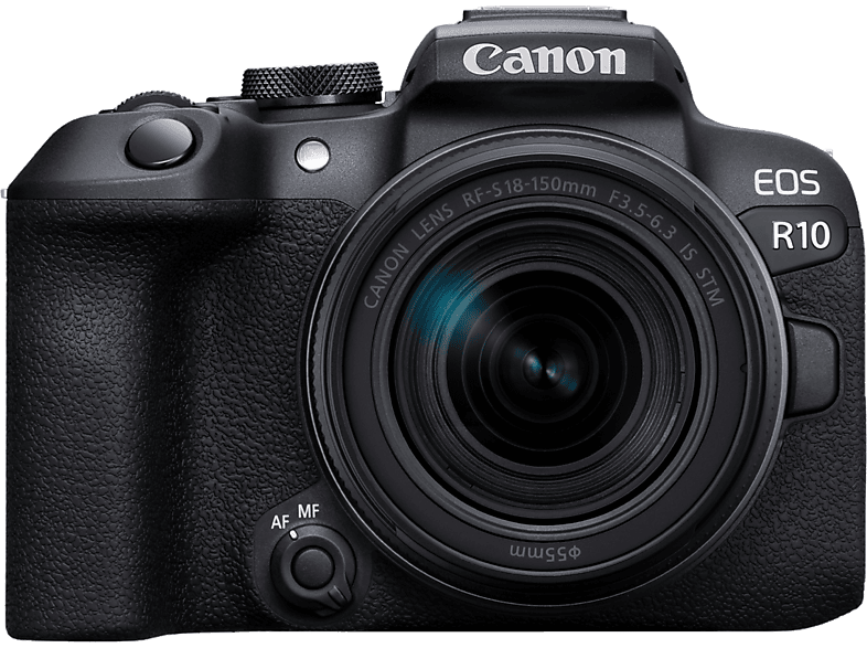 CANON EOS R10 + RF-S 18-150mm f/3.5-6.3 IS STM Kit Fotoğraf Makinesi Siyah