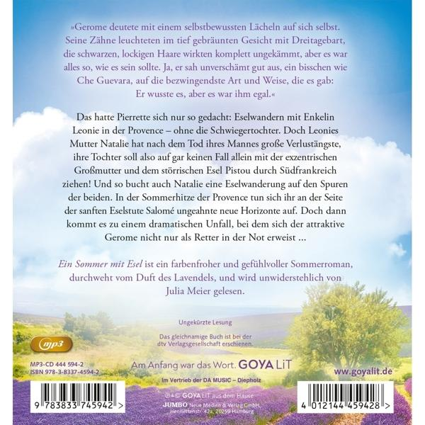 Meier,Julia/Nau,Sabrina - Ein Sommer mit Esel  - (MP3-CD)