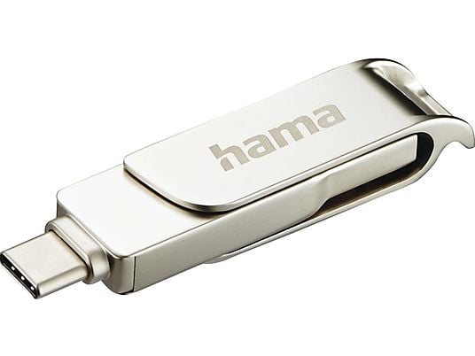 HAMA C-Rotate Pro - Clé USB (256 Go, Argent)