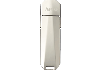 HAMA Uni-C Deluxe - Clé USB  (256 GB, Argent)
