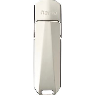 HAMA Uni-C Deluxe - USB-Stick  (256 GB, Silber)