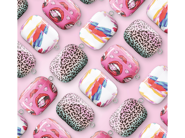Thumbnail - ISY IEC-3300-LIP, Lippen-Diamanten-Design AirPods Schutzhülle Gen.3,