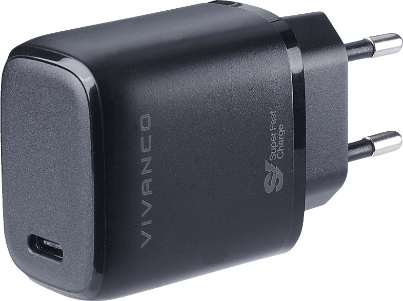 VIVANCO Super Fast Samsung, Type-C™ Ladegerät USB Schwarz Charger