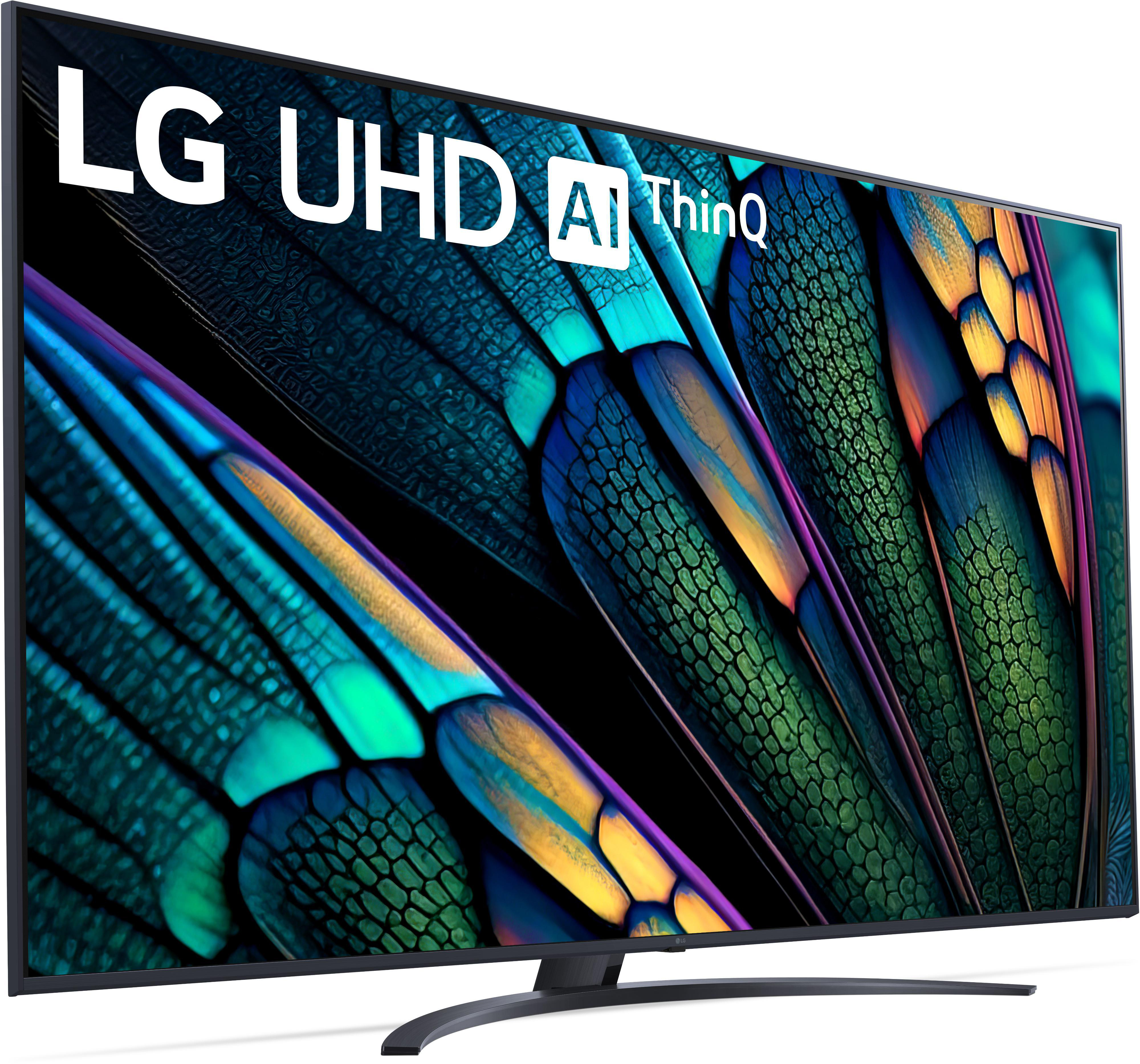 LG TV 4K, / SMART 190 TV, webOS UHD (Flat, UHD LG Zoll 23) 75UR81006LJ cm, 75