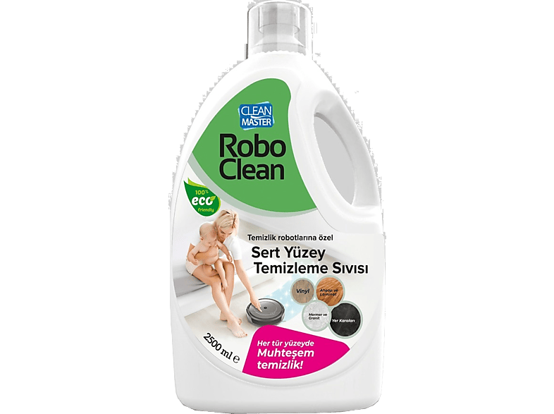 CLEANMASTER Roboclean Sert Yüzey Temizleme Sıvısı 2,5 L