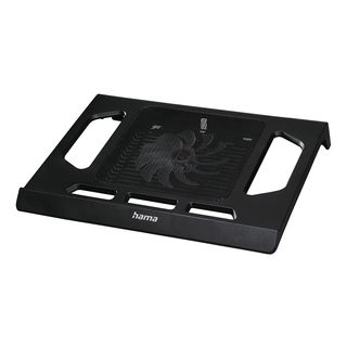 HAMA Black Edition - Sistema di raffreddamento per computer portatile (Nero)