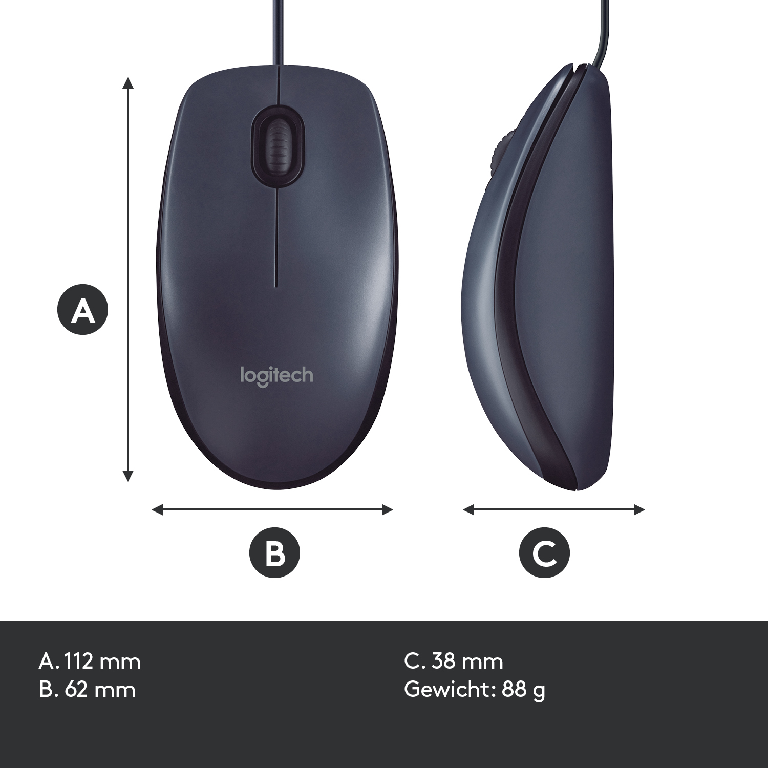 KENSINGTON MY230 EQ Muis Zwart