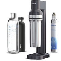BRITA BRITA sodaTRIO Wassersprudler, schwarz